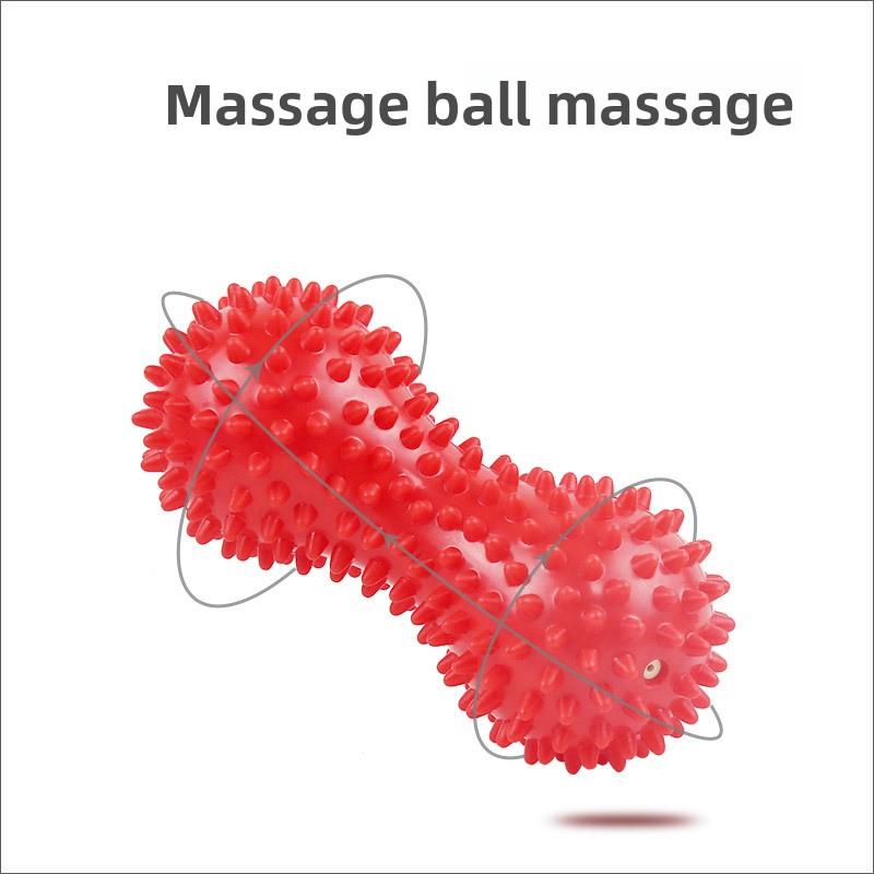 PVC Peanut Massage Ball for Muscle Relaxation Yoga Fitness Mini Hedgehog Ball Fascia Release Tool