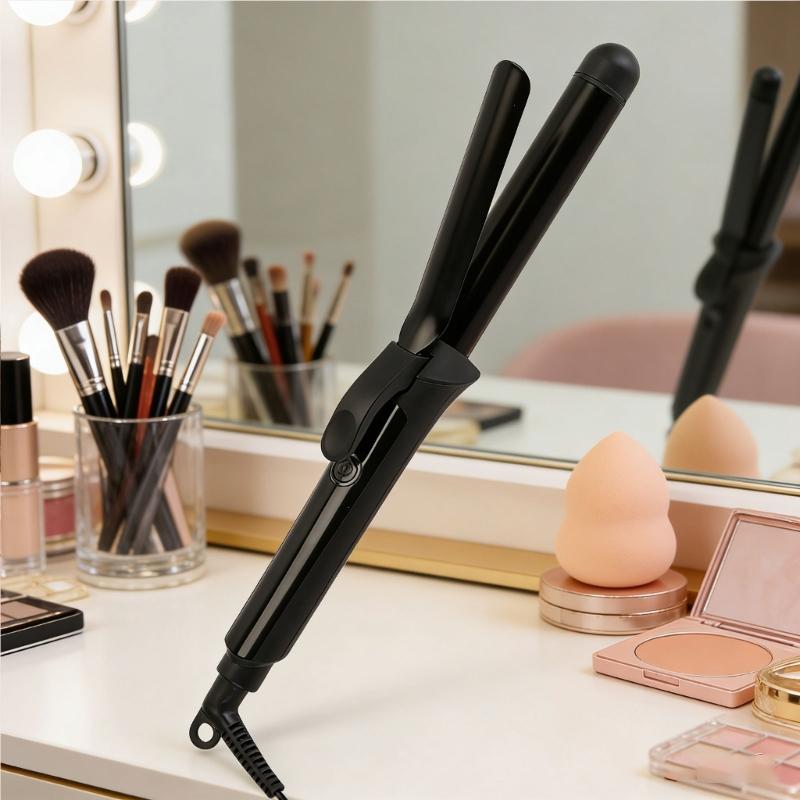 Professional Negative Ionic Hair Curler 25mm Barrels Creates Soft Natural Curls Without Damage
