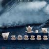 Cha Xun Ceramic Kung Fu Tea Set - Gaiwan & Xishi Pot