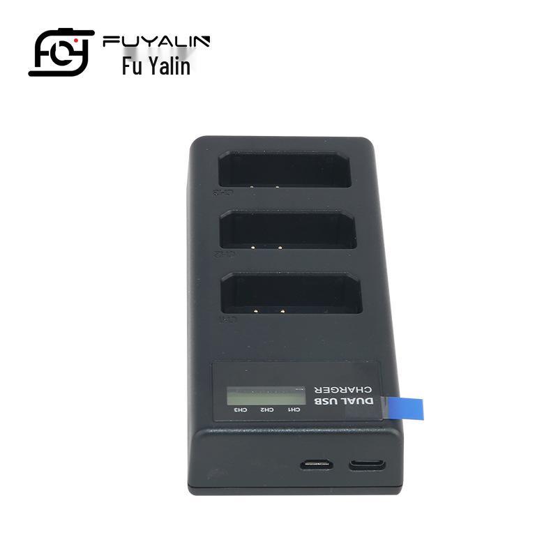 Triple-Slot Charger for Canon EOS 1300D 1100D 1200D 1500D 3000D Cameras (LPE10)