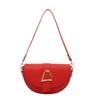 Niche Design Bag Women's 2025 Spring New Fashion Retro Shoulder Messenger Bag High Value Foreign Style Saddle Bag