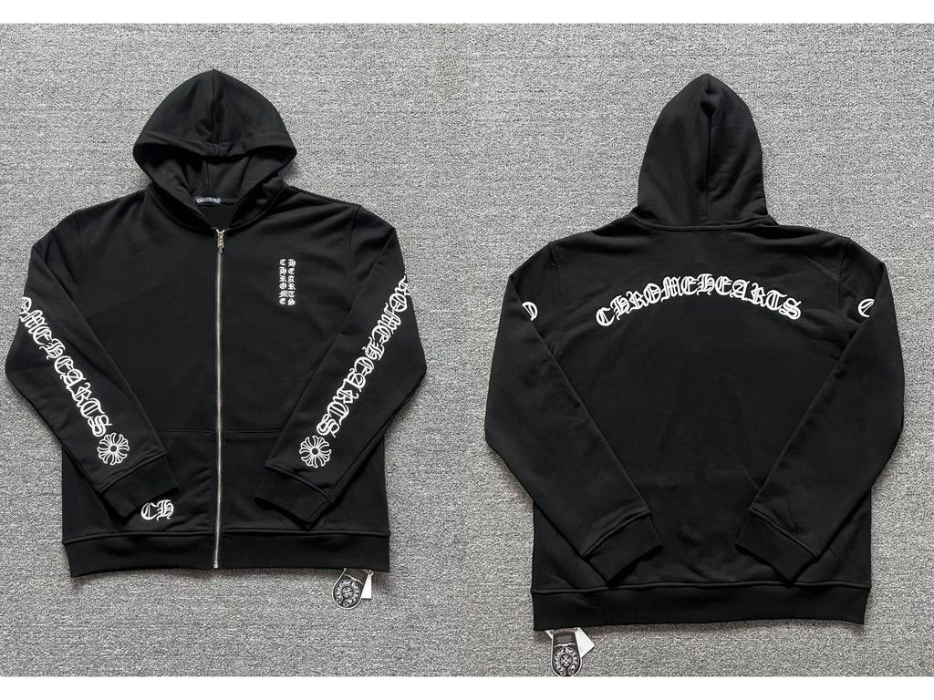 Vyšívaná mikina s křížem a podkovou pro muže a ženy - Podzimní oblečení