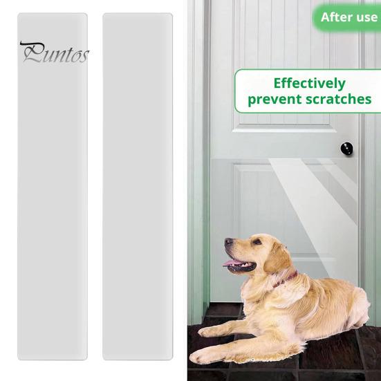 3/4-Pack Dog Scratch Door Protector Cat Anti Scratch Tape Door Panel Furniture Protector Cat Scratch Door Frame Guard for Carpet Sofa Couch Door