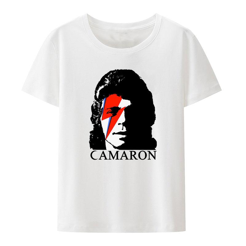 Camiseta Clásica Estampada Camarón De La Isla Retro Hombre Mujer Manga Corta Suelta Transpirable Camisetas Estilo Humor Moda Casual Tops