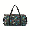Klassischer Fußball 3D-Druck Große Kapazität Reisetaschen Tonnenform Umhängetasche Jungen Mädchen Outdoor Sporttaschen Fitnessstudio Yoga Tasche
