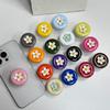 Colorful Contrast Button Flower Creative Rotating Airbag Stand for Desktop