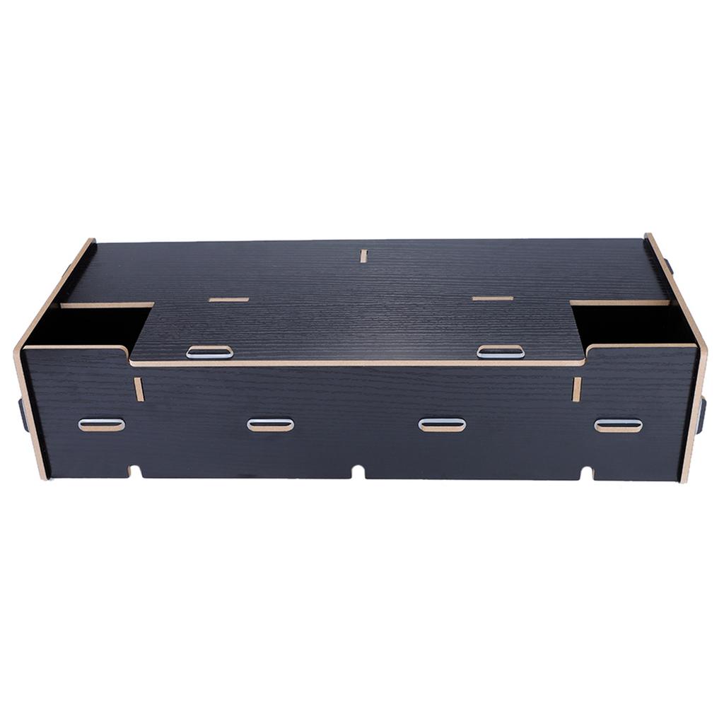 Heighten Shelf Rack Shelf Stand Holder for Display Screen Keyboard Base Bracket Wooden Black