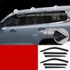 Car Styling Window Visor Deflector Weather Shield Cover For Baic Beijing BJ60  + Vent Awning Sun Rain Shelter Accessories