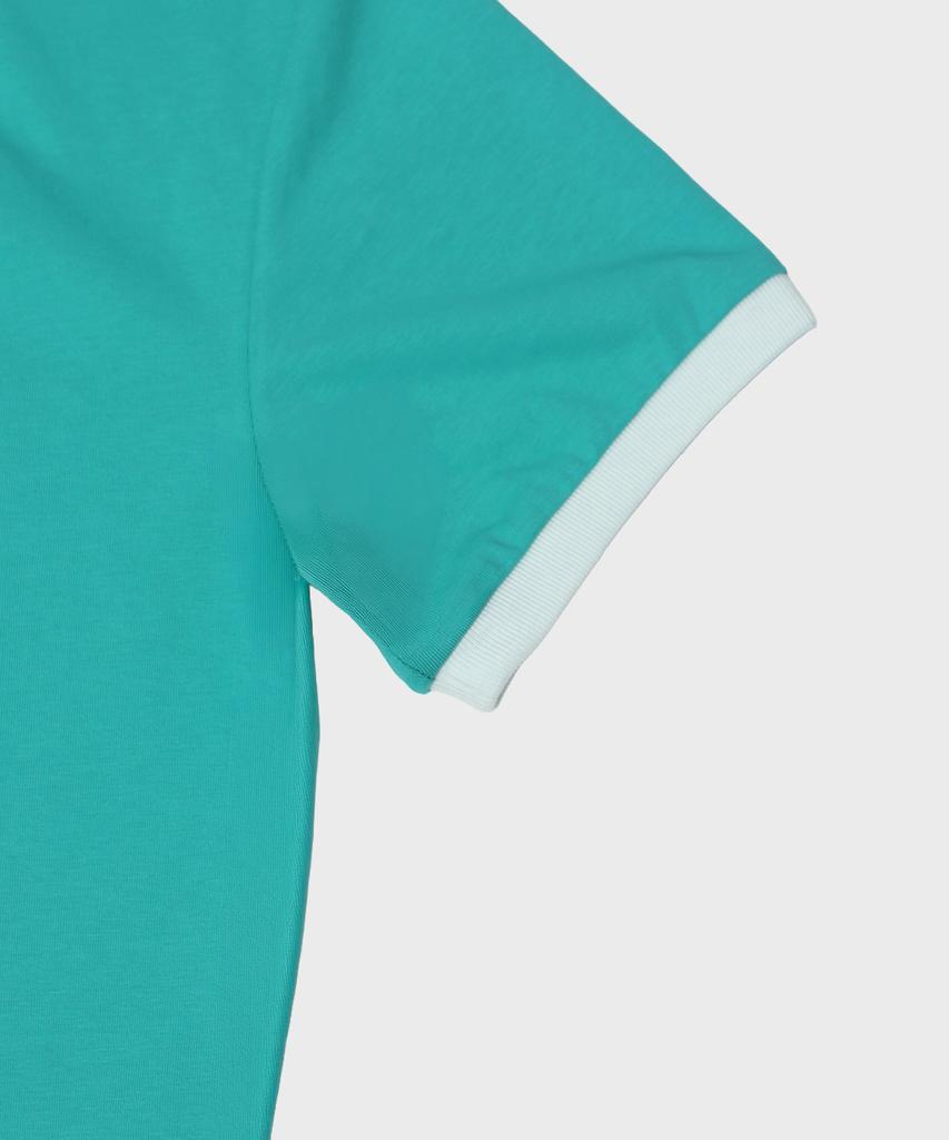 Maseumaluljeueopaeleol Signature Symbol Ringer T-Shirt_Teal Green