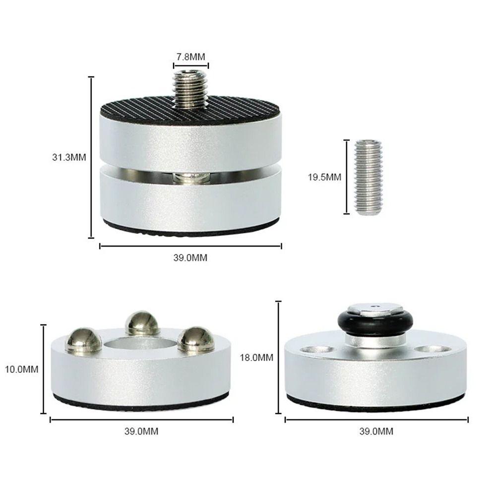 1Pcs Aluminum Magnesium Alloy HiFi Audio Isolation Feet for Speaker Amplifier DAC
