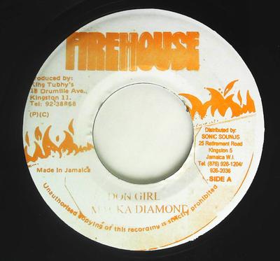 7inch Record MACKA DIAMOND - Don Girl NONE Firehouse Jamaica Reggae, Ska & Dub Used