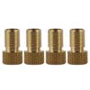 10Pcs Bike Tire Valve Adapter,   Valve Adapter French Brass Conversion Set for Nozzle Nozzle Tool   Tool