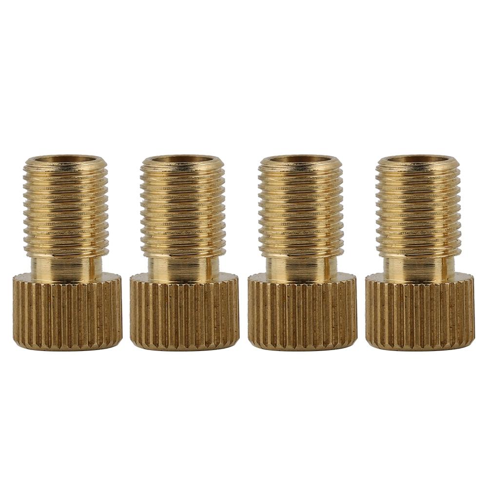 10Pcs Bike Tire Valve Adapter,   Valve Adapter French Brass Conversion Set for Nozzle Nozzle Tool   Tool