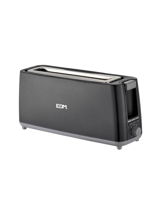 Grille-pain A Fente Longue Edm Au Design Noir - Edm