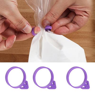 10 Pezzi Clip per Sac à Poche Eco-friendly Silicone ad Alta Elasticità Decorative Fascette di Fissaggio per Sac à Poche per Casa