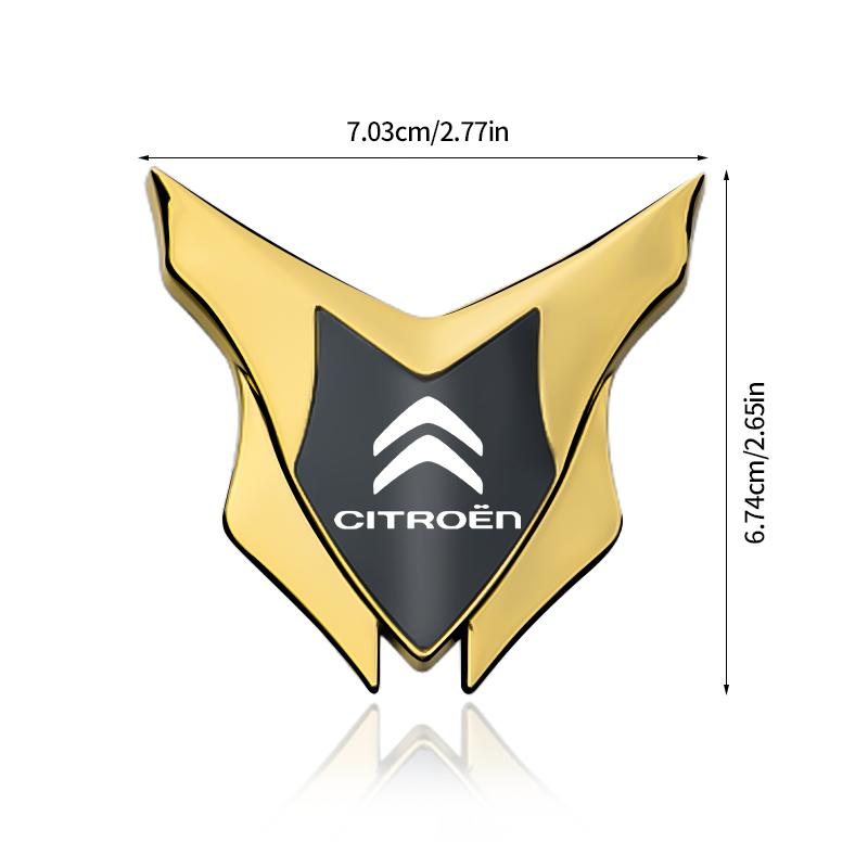 Metalowa Naklejka na Karoserię Samochodu 3D Emblemat Odznaka Tylny Bagażnik Naklejka do Citroen C1 C2 C3 C4 C5 C6 C8 C4L DS3 DS4 DS5 DS5LS Akcesoria
