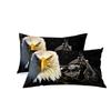 Motorcycle Eagle Printed Duvet Set Bedding Set With Pillowcase Quilt Cover Three-Piece Set