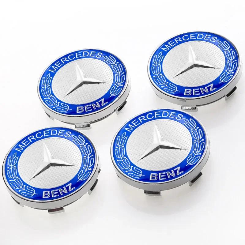 60MM Krytky Středů Koleček Auta Ráfky Řada Aut Ráfky Auta Kryt Koleček Pro Mercedes Benz GLE GLC A B C E Třída W246 W205 W213 AMG