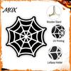 Tabletop Holiday Decoration Halloween Wooden Lollipop Display Stand, Spider Web Ghost Party Favors Pumpkin Shaped Candy Holder, Decor Ornament