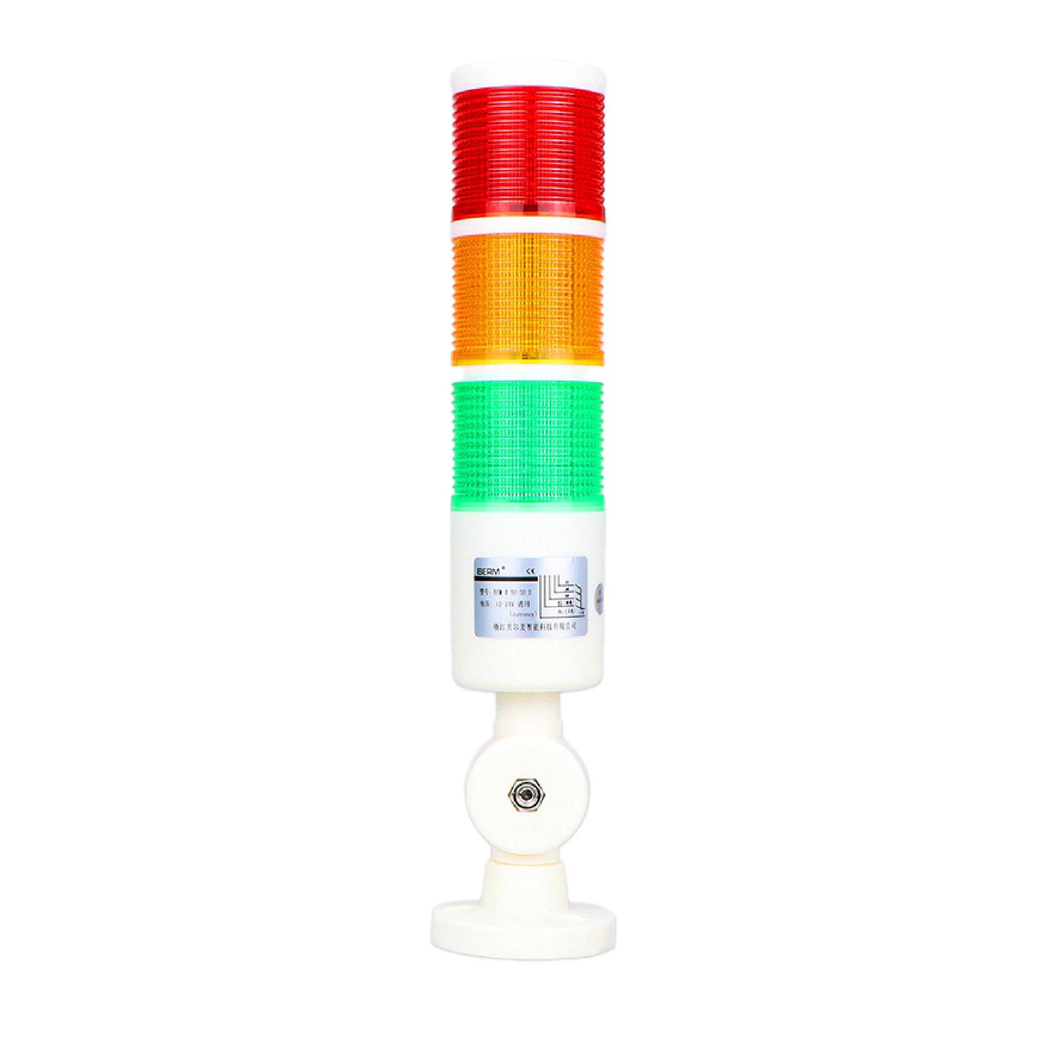

Felimoa Warning Tower Caution Light, Light, Movable, 3-Color Light, Factory, Workplace, School,