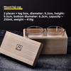 Japanese Fuji Mountain Glass Cup Set Heat Resistant Crystal Whiskey Glasses Gift Box for Couples