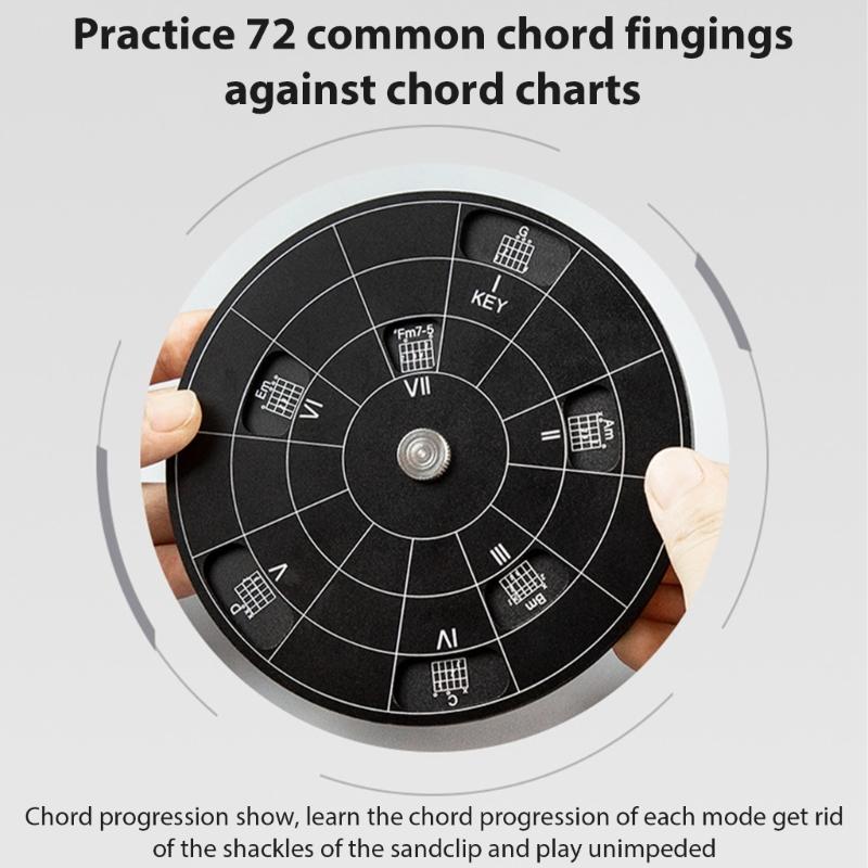 Metal Chord Wheel Circles of Fifths Wheel Music Theories Learning Tool for Guitar, Musicians Songwriters Enduring