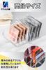 Acrylic Honpo Eyeshadow Storage Box with 7 Compartments Acrylic Tabletop Makeup Cosmetic Makeup Brush Transparent Acrylic Small Item Holder - Box,