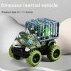 Inertia Dinosaur Truck Toys Car Transport Truck Toys with Dino Figures for Boy Toddlers T-Rex Dinosaur Games Monster Truck Kid