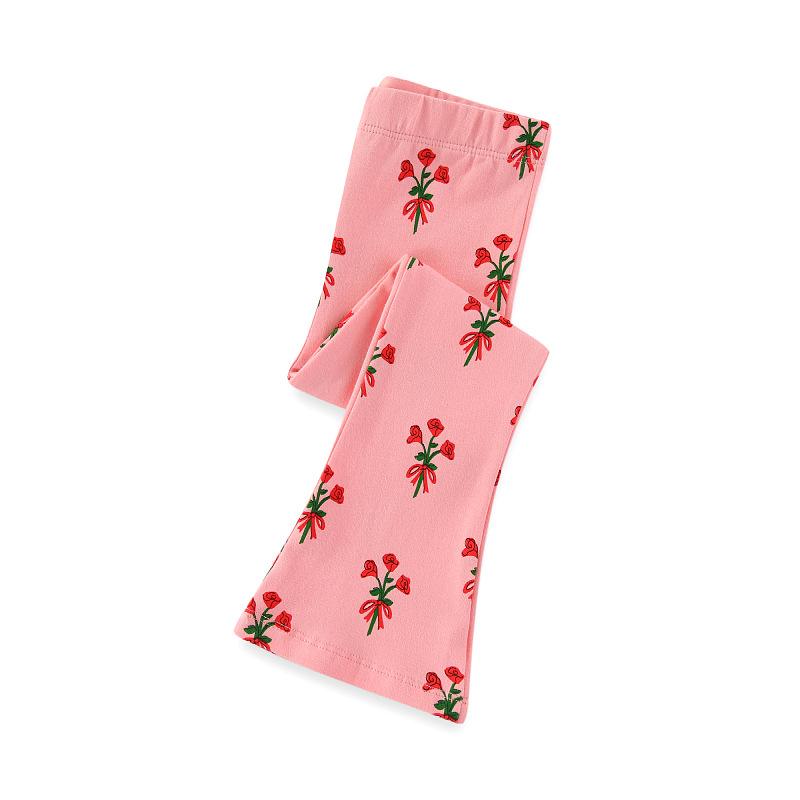 New Style Girls' Bell Bottom Knit Pants