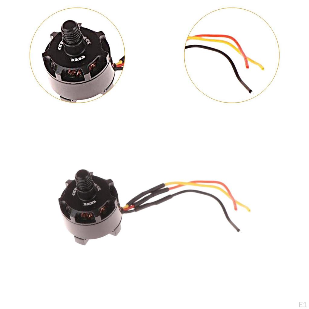 3000kv Brushless Motor 1306 Airplane Sturdy Easy Installation Spare Part Lightweight
