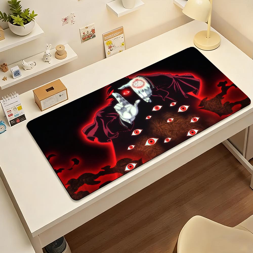 Anime HHell SingES Mouse Pad Nonslip Locking Edge DeskMat PC Laptop Accessories Rubber Office Keyboard Large Game XXL Carpet