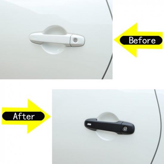 Matte Black Exterior Door Handle Cover Trim For Toyota 86 Subaru BRZ 2012-22