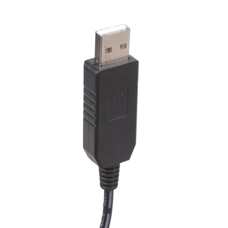 1M/2M USB-betrieben 6V Ausgang Konverterkabel zum Ersetzen von 4 Stück 1,5V 2A Batterien Netzteil-Adapter Nicht erforderlich Bohren