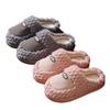 New home cotton slippers autumn and winter thick-bottomed comfortable cotton mop splicing design fleece warm fluff mop
