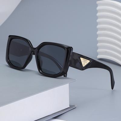 New Luxury Premium Shades Designer Black Brand Sunglasses Men Square Sun Glasses For Women