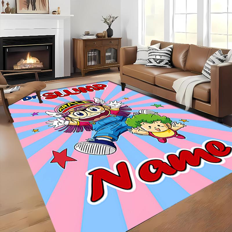 Custom personalization Arale Norimaki Area Rug - Perfect For Kitchen, Bathroom,Laundry Room Decor Large Size Available,Gift All Seasons