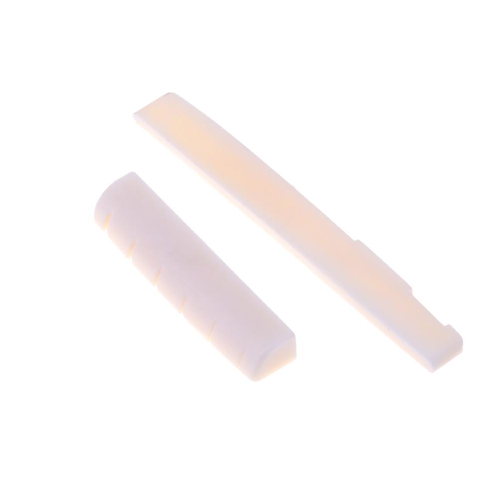 4pcs Guitar Nut Bone Bridge Saddle 6 String Acoustic Guitar Musical Instruments Musical Enjoyable Instrument Supplies