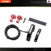 Daytona Motorcycle Handle Clamp for 180W Slim Slender Flat Seesaw 79339 Switch, 22.2/25.4mm, Compatible, Body, Switch, Type,