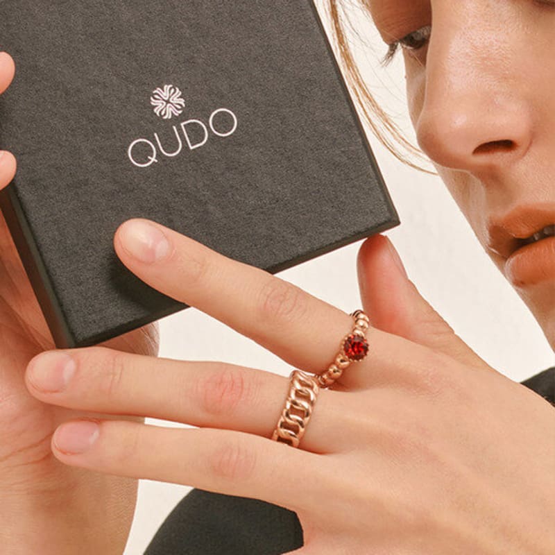 qudokorea Kudo Beroli Rose Gold Ring