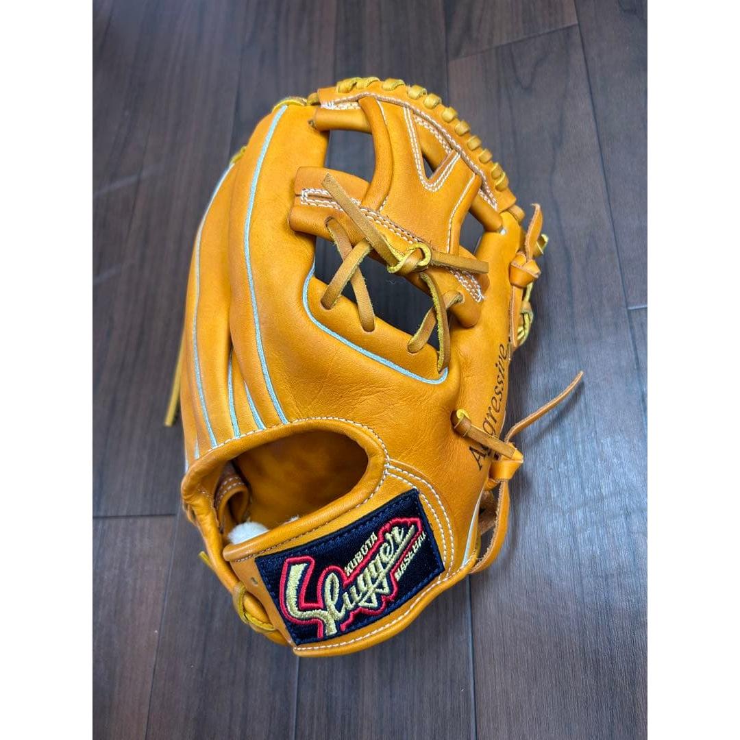 Used Kubota Slugger Soft Ball Gloves AR3 Orange