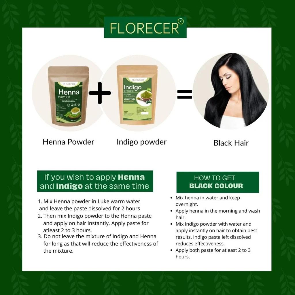Florecer Indigo Powder, Indigofera Tinctoria 100gm