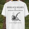 Maglietta per Amante dei Libri Misteriosi, Maglietta da Lettura, Ispirata a Sherlock Holmes, Regalo per Detective