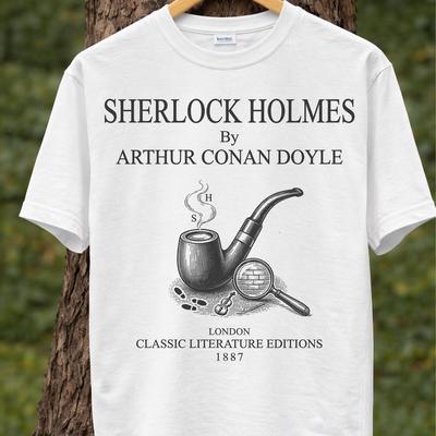 Mystery Book Lover Shirt, Reading Shirt, Sherlock Holmes Inspired, Detective Gift