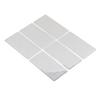 6pcs Nail Art Stamping Plates Kit Stainless Steel Plates Fingernails Template Stencil Stamps