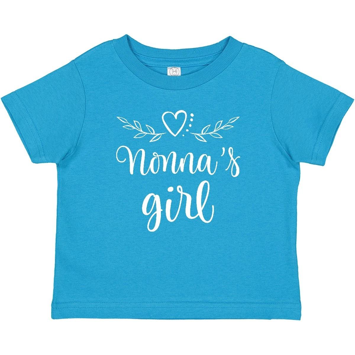 Inktastic Nonna Girl Granddaughter Outfit Baby T-Shirt From Grandkids Clothes 120