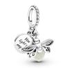 2pcs /Lot 45 Styles "Tree "Moon Star River Two In One Charms Beads Fit Original Diy Brand Bracelet Necklaces For Women Jewelry