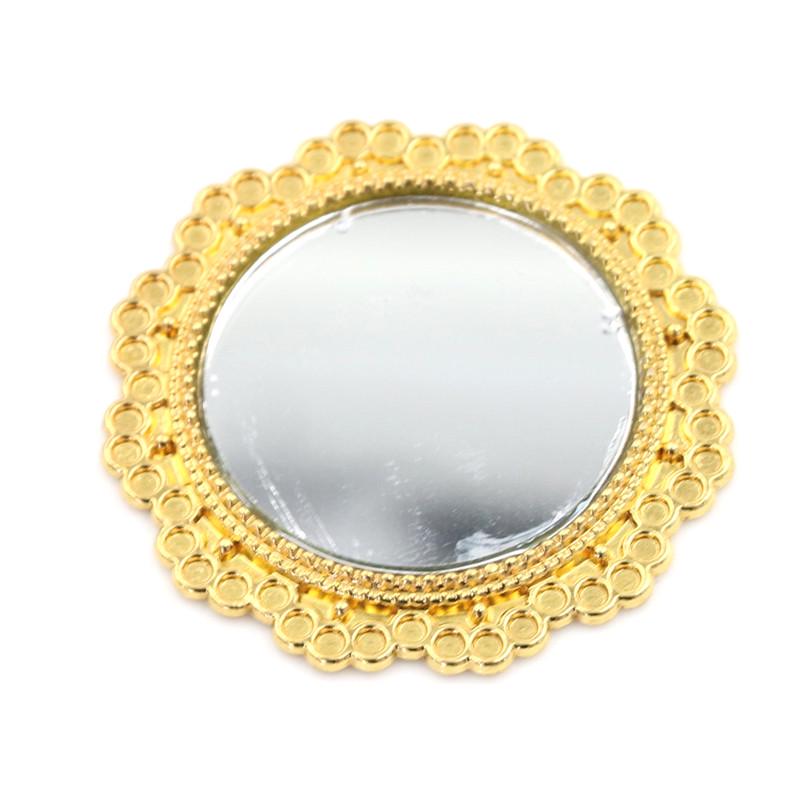 1/12 Dollhouse Miniature Frame Accessories Furniture Miniature Mirror Wall Room Mirror Doll House Mirror