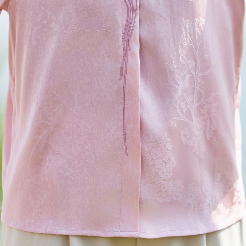 PaSiTe Summer Elegant Floral Print Mother's Two-Piece Set