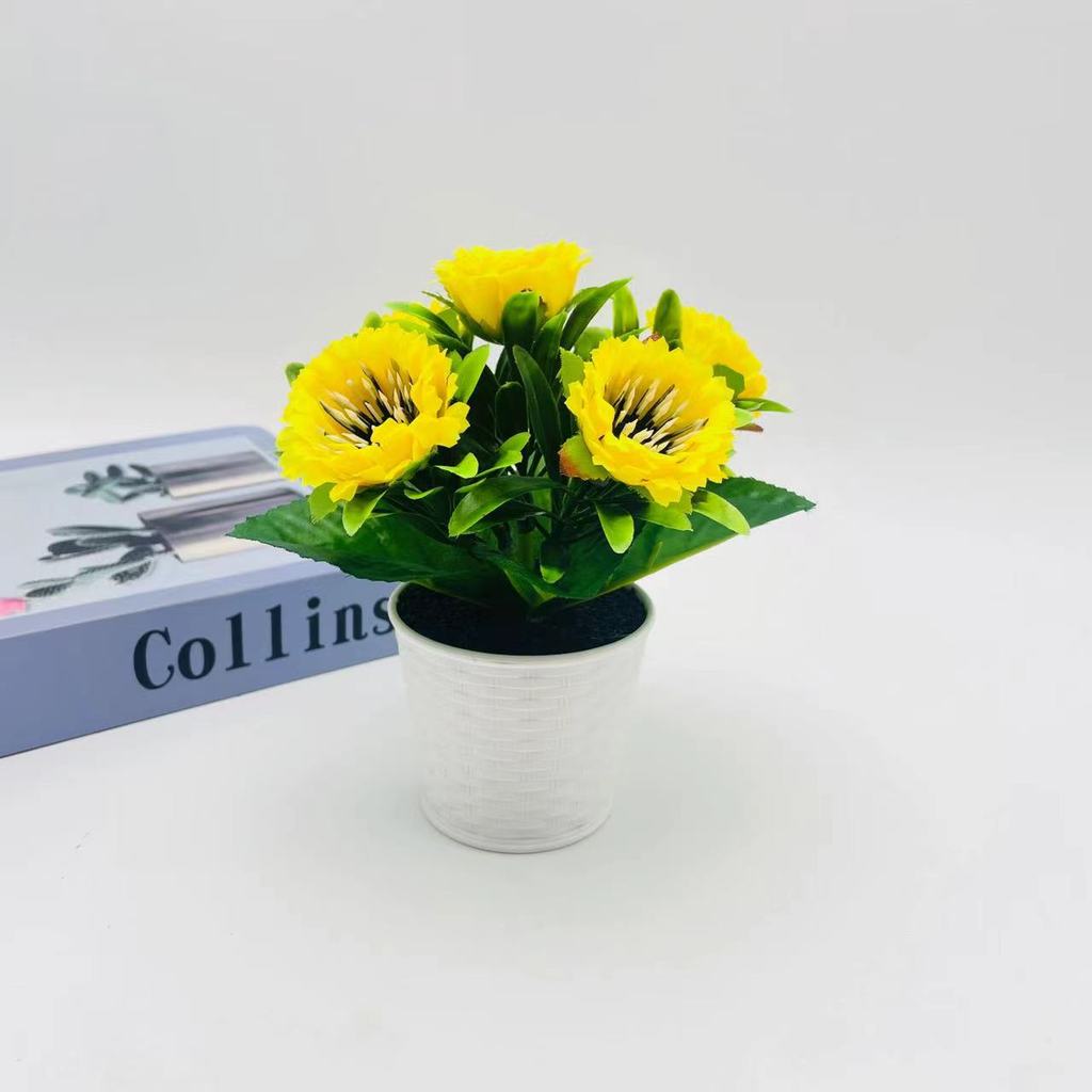 

Artificial Peony Mini Potted Flowers For Indoor Home Styling Session Photography