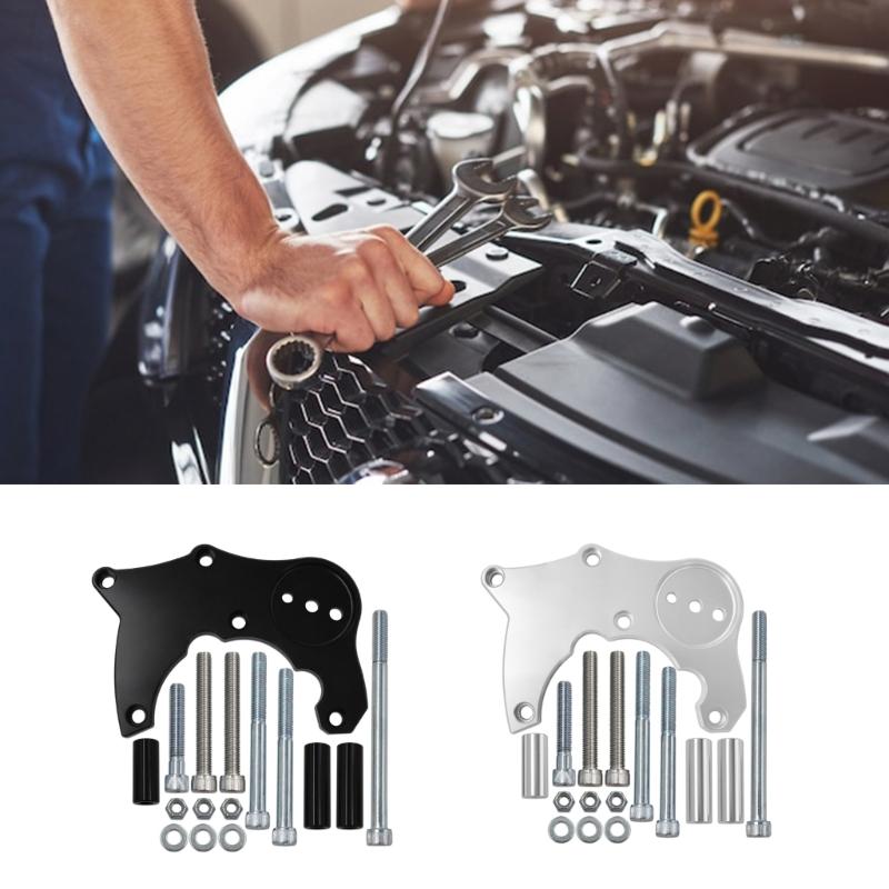 Sturdy Engine Accessories Drive Passenger Side Air Conditioning Compressor Bracket Support Holder Aluminum Alloy for LS6